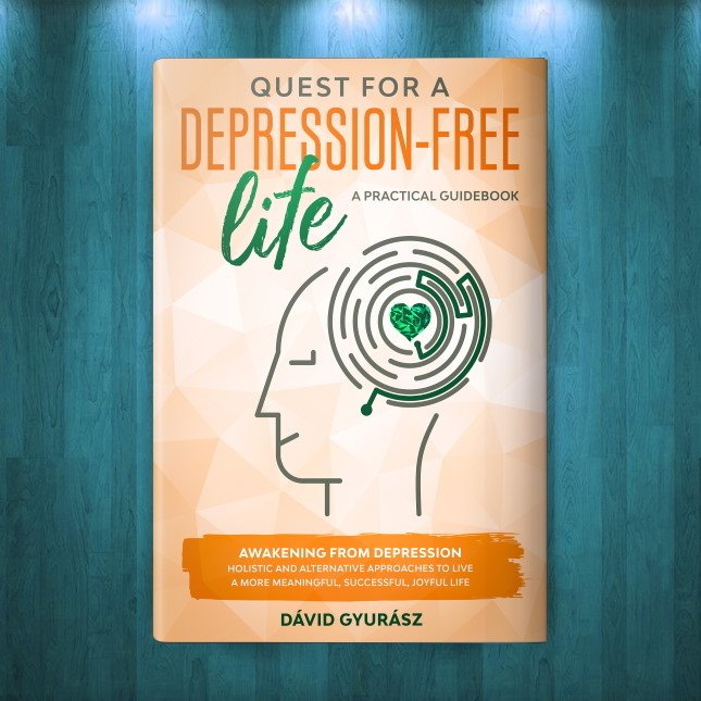 Quest for a depression-free life book cover 3D